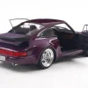 1990 Porsche 911 (964) Turbo Violet Blue Metallic 1/18 Diecast Model Car by Solido