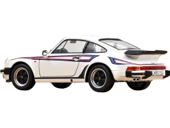 1980 Porsche 911 Turbo 3.3 White with Blue and Red Graphics 1/18 Diecast Model Car by Norev