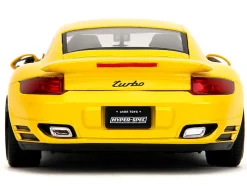 Porsche 911 Turbo (997) Yellow with Carbon Hood 