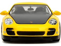 Porsche 911 Turbo (997) Yellow with Carbon Hood 