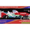 Prevost H3-45 Coach Bus "Canada National Soccer Team" Red with Graphics "International Federation of the Global Game" Series Limited Edition to 504 pieces Worldwide 1/87 (HO) Diecast Model by Iconic Replicas