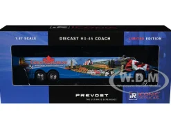 Prevost H3-45 Coach Bus "Great Canadian Coaches" Blue with Graphics Limited Edition 1/87 (HO) Diecast Model by Iconic Replicas