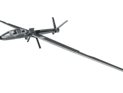 Q Glider Gray Metallic James Bond 007 "No Time To Die" (2021) Movie Diecast Model by Corgi