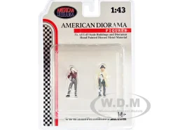 Race Day Two Diecast Figures Set 3 1/43 Scale Models American Diorama 38361
