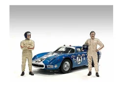 Racing Legends 60's Set 2 Diecast Figures 1/43 Scale Models American Diorama 76448