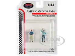 Racing Legends 50's Set 2 Diecast Figures 1/43 Scale Models American Diorama 76447