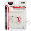 Racing Legends 2000's Set of 2 Diecast Figures for 1/43 Scale Models American Diorama 76452