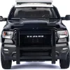 2019 RAM 1500 Laramine Crew Cab Pickup Truck "California Highway Patrol" Black and White with Truck Bed Camper "Law Enforcement and Public Service" Series 1/27 Diecast Model Car by Motormax