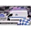 2018 RAM ProMaster 2500 Cargo High Roof Van "MOPAR Performance" White with Blue Stripes 1/43 Diecast Model Car by Greenlight