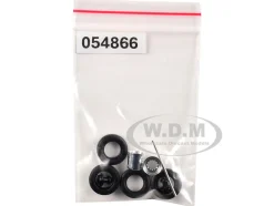 Rear Hypoid Wheelset Chrome 1/87 (HO) Plastic Model by Promotex