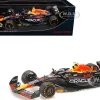 Red Bull Racing RB19 #11 Sergio Perez "Oracle" 2nd Place F1 Formula One "Italian GP" (2023) with Driver Limited Edition to 108 pieces Worldwide 1/18 Diecast Model Car by Minichamps