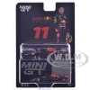 Red Bull RB16B #11 Sergio Perez Winner Formula One F1 "Azerbaijan GP" (2021) Limited Edition 1/64 Diecast Model Car by Mini GT
