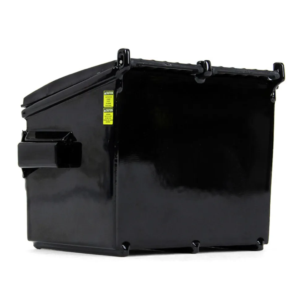 Refuse Trash Bin Black 1/34 Diecast Model First Gear 90-0533