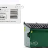 Refuse Trash Bin Green 1/34 Diecast Model First Gear 90-0593