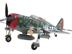 Republic P-47 Thunderbolt Fighter Aircraft "Lt. Col. Francis S. "Gabby" Gabreski" United States Army Air Forces 1/72 Diecast Model by Militaria Die Cast