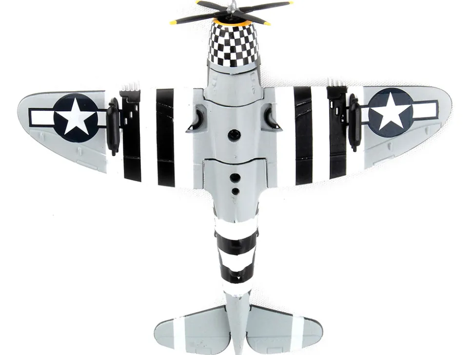 Republic P 47 Thunderbolt Fighter Aircraft Snafu United States Army Air Force 1/100 Diecast Model Airplane Postage Stamp PS5359-3