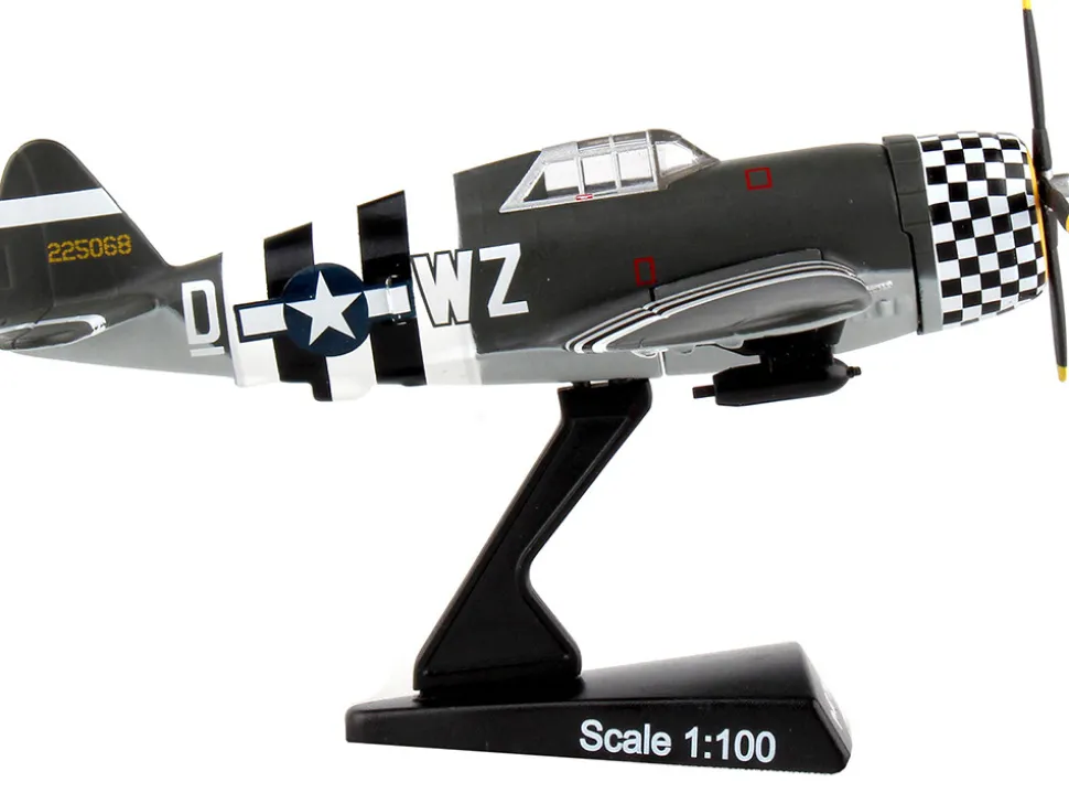 Republic P 47 Thunderbolt Fighter Aircraft Snafu United States Army Air Force 1/100 Diecast Model Airplane Postage Stamp PS5359-3
