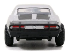 Roman's Chevrolet Camaro Z/28 Silver Black Stripes Fast & Furious 7 2015 Movie 1/32 Diecast Model Car Jada 97186