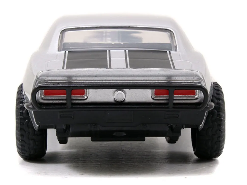 Roman's Chevrolet Camaro Z/28 Silver Black Stripes Fast & Furious 7 2015 Movie 1/32 Diecast Model Car Jada 97186