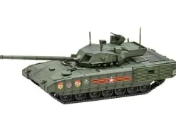 Russian T14 Armata MBT Main Battle Tank Green Camouflage Armor Premium Series 1/72 Diecast Model Panzerkampf 12166PE