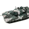 Russian T14 Armata MBT Main Battle Tank Multi Woodland Camouflage Armor Premium Series 1/72 Diecast Model Panzerkampf 12166PA