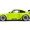 RWB Body Kit "Genki" Lime Green "Pink Slips" Series 1/18 Diecast Model Car by Jada