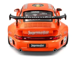 2020 RWB Bodykit #7 "Jagermeister" Orange with Graphics 1/18 Diecast Model Car by Solido