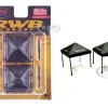 RWB (RAUH-Welt BEGRIFF) Canopy 2 Piece Set Black Limited Edition for 1/64 Scale Models by American Diorama