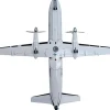 Saab 340A Commercial Aircraft "Delta Connection - Business Express Airlines" (N749BA) White with Dark Blue and Red Stripes "Gemini 200" Series 1/200 Diecast Model Airplane by GeminiJets