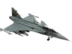 Saab JAS 39A Gripen Fighter Aircraft "17 Wing, 60th Anniversary Livery, Ronneby Air Show" (2004) Swedish Air Force 1/72 Diecast Model Airplane by Aviation 72