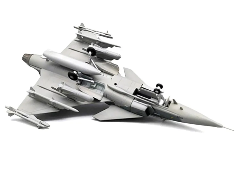 Saab JAS 39E Gripen Fighter Aircraft "6003, E-variant Pre-Production Test" (2023) Swedish Air Force 1/72 Diecast Model Airplane by Aviation 72