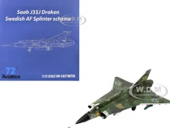 Saab J35J Draken Fighter Aircraft 