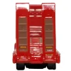 Scania T-Cab Truck RHD (Right Hand Drive) with Lowboy Trailer "Sandy Kydd" Red with Stripes 1/148 (N) Scale Diecast Model Car by Oxford Diecast