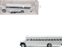 School Bus White 1/87 (HO) Plastic Model by Promotex