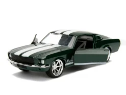 Sean's Ford Mustang Dark Green with White Stripes Fast & Furious Movie 1/32 Diecast Model Car Jada 99519