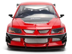 Sean's Mitsubishi Lancer Evolution IX RHD (Right Hand Drive) Red with Graphics "The Fast and the Furious: Tokyo Drift" (2006) Movie "Fast & Furious 25 Years" Series 1/24 Diecast Model Car by Jada