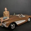 Seated Couple Release III 2 piece Figurine Set for 1/18 Scale Models American Diorama 38217 38218