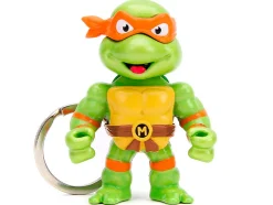 Set of 4 Diecast Figure Key Chains Teenage Mutant Ninja Turtles TV Series Metalfigs Series Diecast Models Jada 34359
