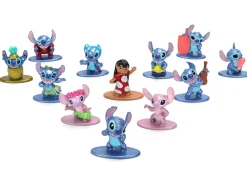 Set of 12 Diecast Figures "Disney's Stitch" Franchise "Nano Metalfigs" Series Diecast models by Jada