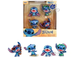Set of 4 Diecast Figures "Disney's Stitch" "Metalfigs" Series Diecast Models by Jada