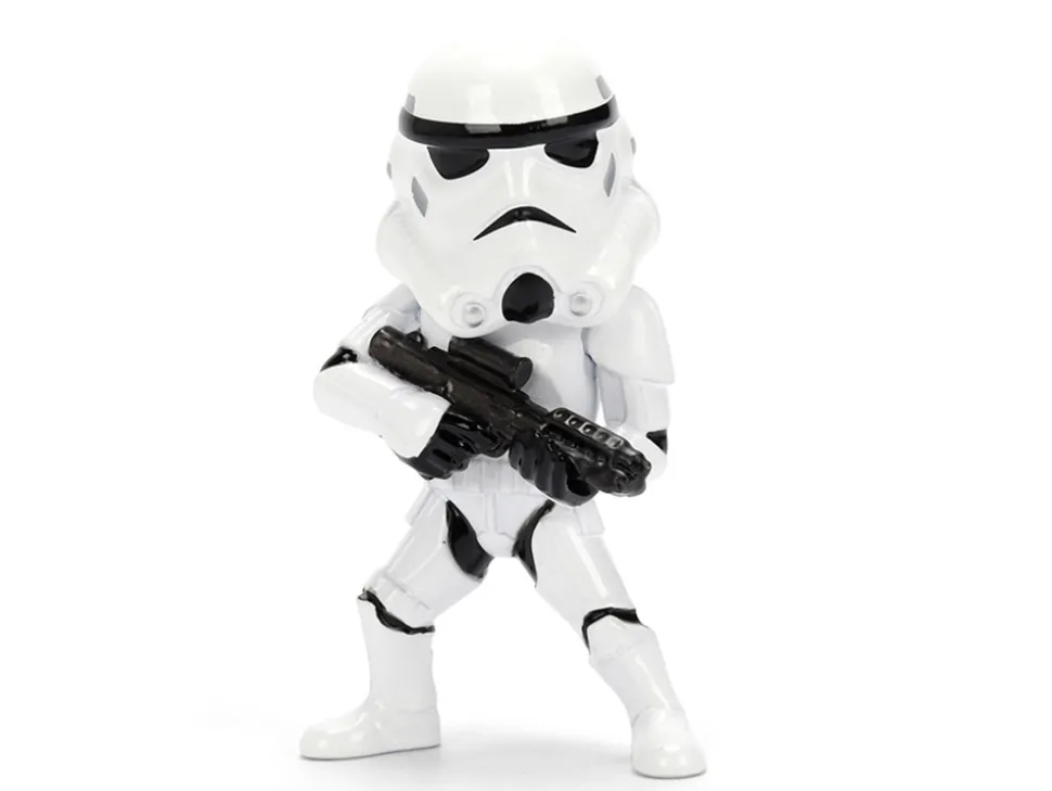 Set of 4 Diecast Figures "Star Wars" Movie Franchise "Metalfigs" Series Diecast Models by Jada