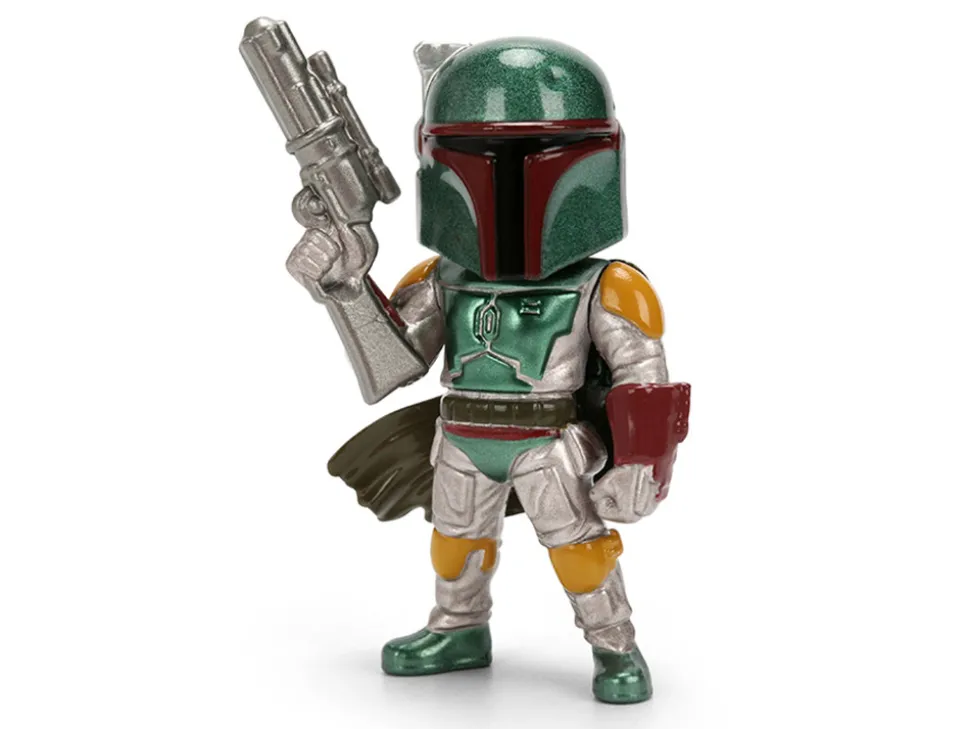 Set of 4 Diecast Figures "Star Wars" Movie Franchise "Metalfigs" Series Diecast Models by Jada