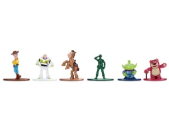 Set of 6 Diecast Figures "Toy Story" Movie Franchise "Nano Metalfigs" Series Diecast Models by Jada