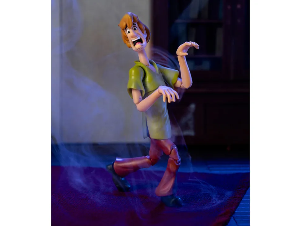Shaggy Rogers 6.5" Moveable Figure with Accessories and Alternate Head and Hands "Scooby-Doo!" Franchise Model by Jada