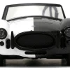 1965 Shelby Cobra 427 S/C #2 Black Metallic White Harvey Two-Face Diecast Figure Batman Hollywood Rides Series 1/32 Diecast Model Car Jada 33091