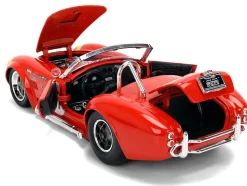 1965 Shelby Cobra 427 S/C #67 Red with Yellow Stripe