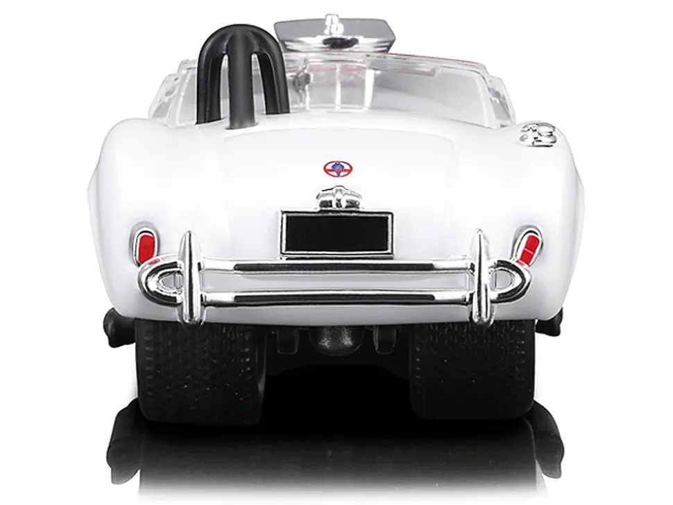 1964 Shelby Cobra #98 White Red Interior 1/64 Diecast Model Car Muscle Machines 15551
