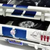 1966 Shelby Mustang GT 350 White with Blue Stripes 1/18 Diecast Car Model Shelby Collectibles SC160