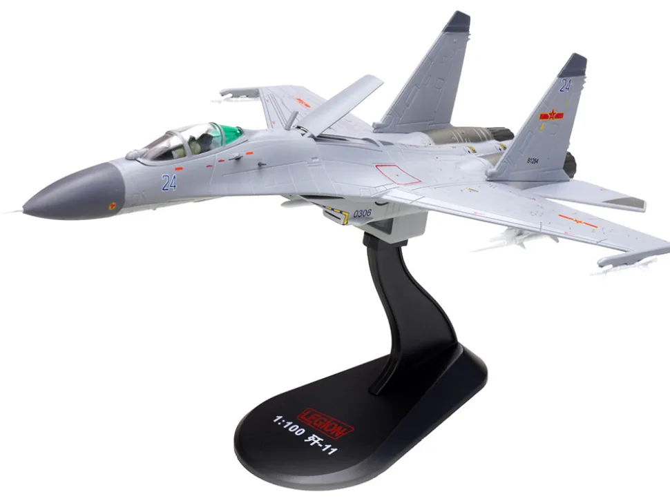 Shenyang J-11BH Yinglong Aircraft "Blue 24" (2014) People’s Liberation Army Navy Air Force 1/100 Diecast Model Airplane by Legion