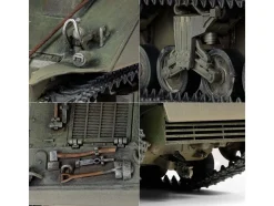 Sherman M4A3 75 Medium Tank U.S. Training vehicle C Company 10th Tank Battalion 5th Armored Division New York 1943 Engine Plus Series 1/32 Diecast Model Metal Proud MP-912131A